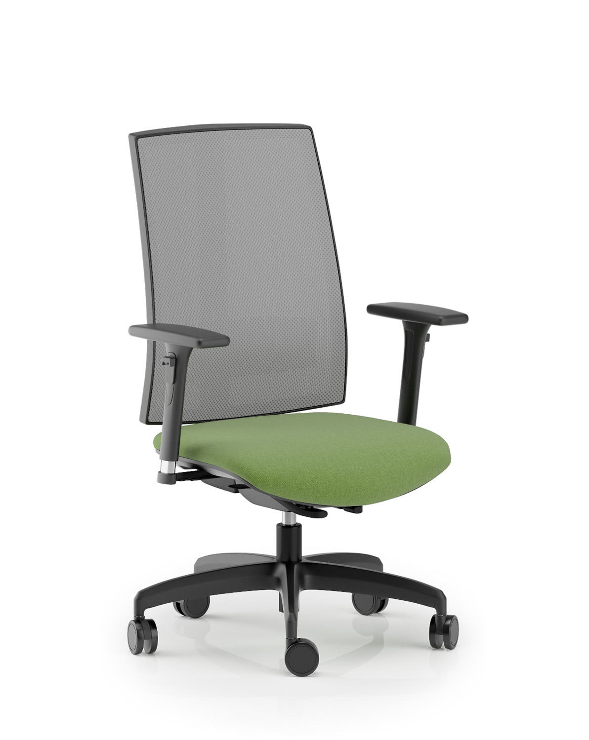 Mix sedia ergonomica con schienale alto con braccioli