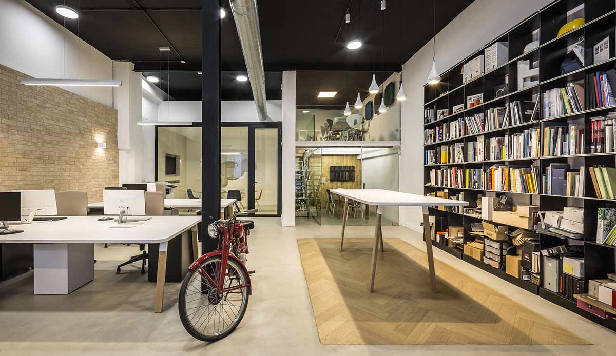 Arredare un Ufficio Moderno Open Space in stile Industrial